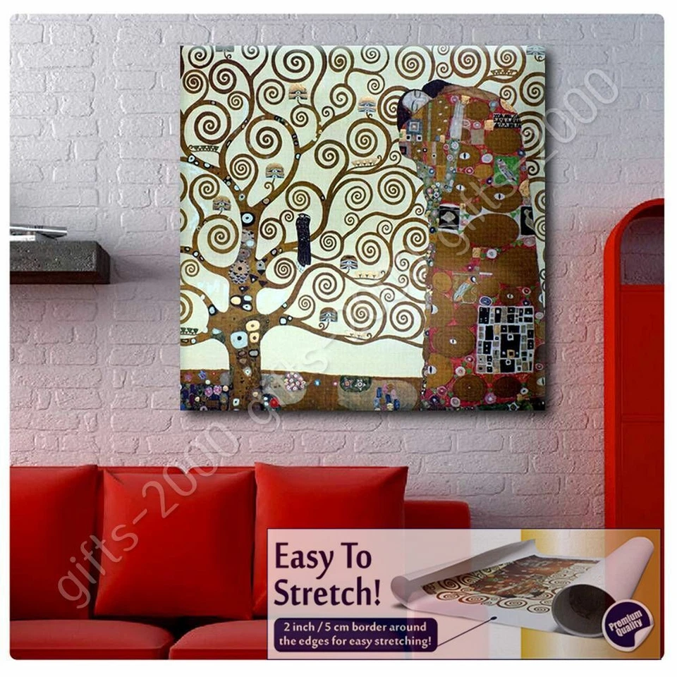 Tree Of Life by Gustav Klimt | Canvas (Rolled) | Wall art painting artwork HD - Image 4 of 4