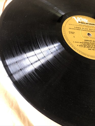 DAVE VAN RONK Gambler's Blues VERVE/FOLKWAYS LP - Picture 8 of 9