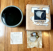 Vintage Acorn Safelight Lamp w universal OA type filter and bulb - Tested  work