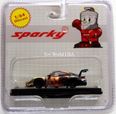 Sparky 1/64 Diecast Porsche 911 RSR Team Project 1 #56 LMGTE Am 24H Le Mans 2019