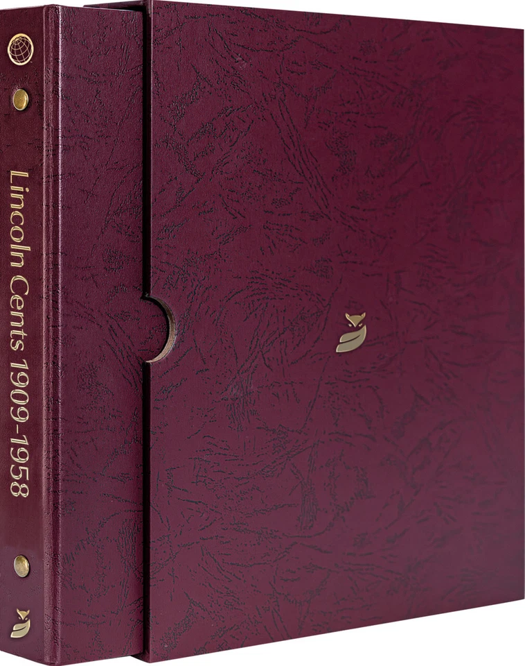 Centavos Lincoln: conjunto de fecha y marca de ceca de 1909-1958-álbum de monedas Whitman Prestige™ Foto 3 de 4