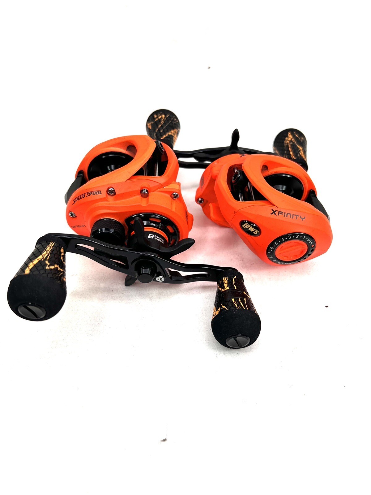 Set of 2 Lews Xfinity Speed Spool SLP Baitcasting Fishing Reel XF1SHA