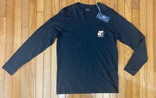 New Vineyard Vines Boys Black Pocket T-Shirt Tee Sz Youth XL