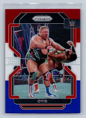 2022 Panini Prizm WWE #179 Otis Red White Blue Prizm | eBay