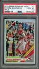 Patrick Mahomes 2019 Panini Donruss Optic Holo Prizm Football Card #1 PSA 10