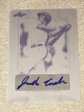 JORDAN WALKER 2019 Leaf Perfect Game Autograph NS Printing Plate Black #1/1