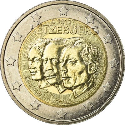 [#729893] Luxembourg, 2 Euro, 2011, TTB+, Bi-Metallic, KM:116 - Photo 1/2