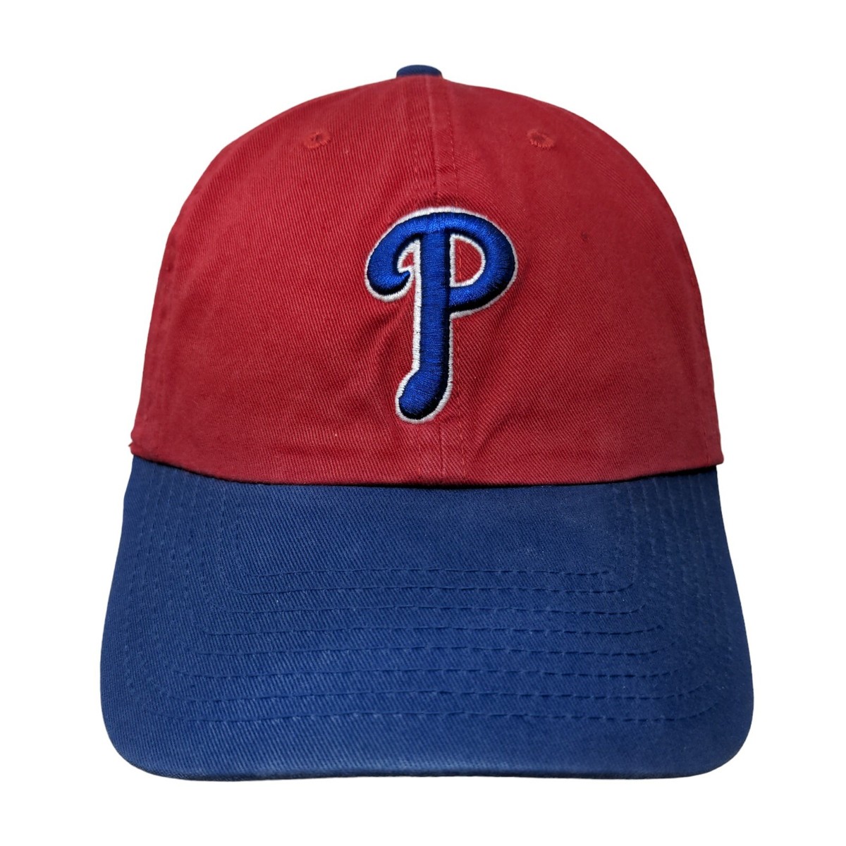 Philadelphia Phillies Slideback Hat Red Blue OS Embroidered MLB '47 Brand