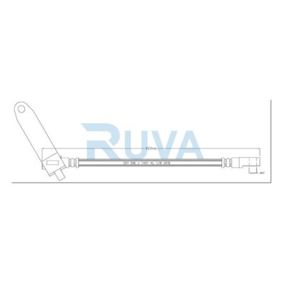Fits Ford Transit 2000-2006 2.0 D dCi 2.4 TD Ruva Front Right Brake Hose