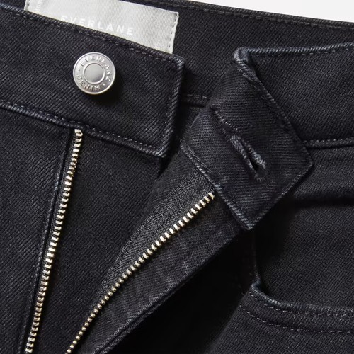 Everlane Way High Jeans low stretch black all sizes high rise $118 price tag NWT - Picture 6 of 9