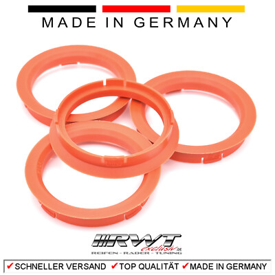 4 Zentrierringe 74,1 x 63,4 DBV Proline PLW Schmidt FORD VOLVO JAGUAR etc. (#92)