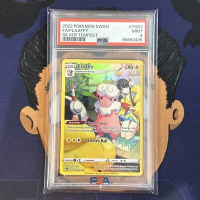 PSA 9 MINT 2022 Pokemon Silver Tempest FLAAFFY TG03 Full Art Rare