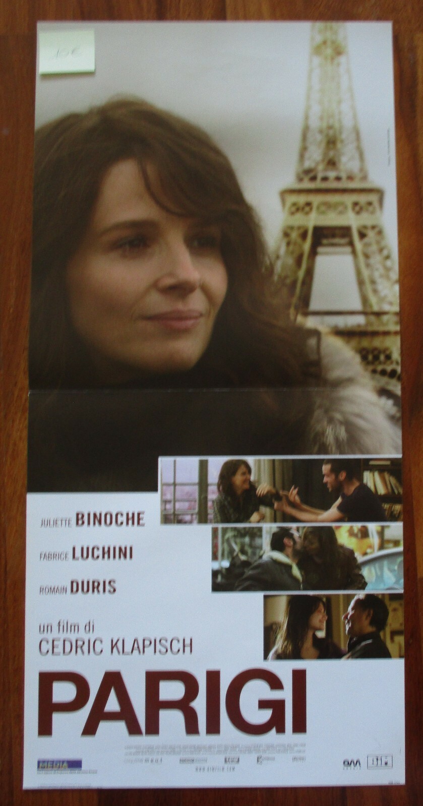 Locandina originale film Parigi (2008) - Regia di Cédric Klapisch