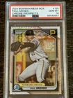 2024 Bowman Chrome Mega Box #125 Paul Skenes RC Rookie PSA 10 GEM MINT