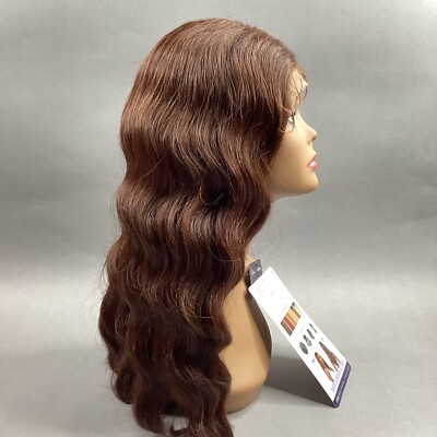Kitana Long Wavy #Chocolate Brown Synthetic Lace Front Wig