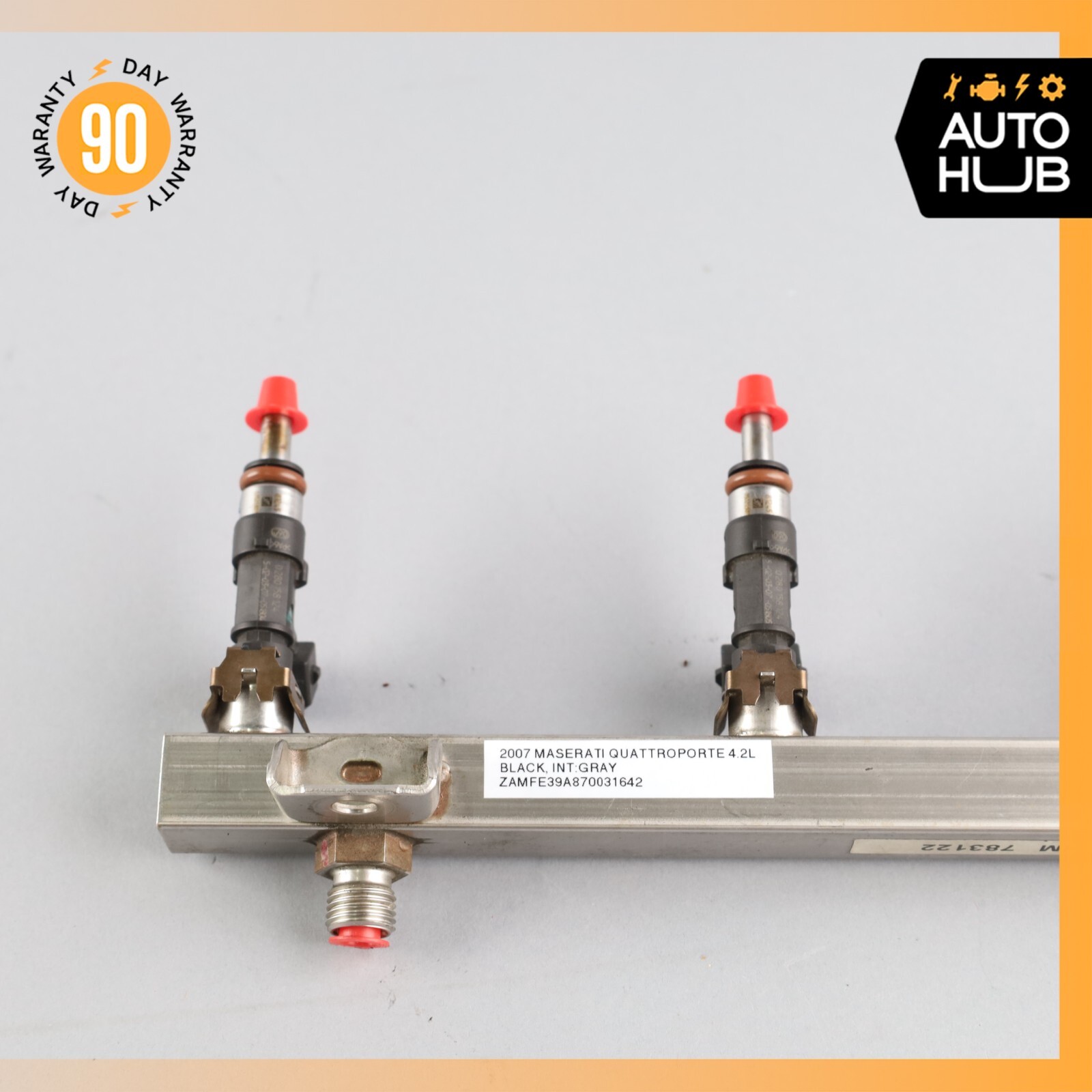 Maserati Quattroporte Fuel Injection Rail Line w/ Injectors Left Side OEM