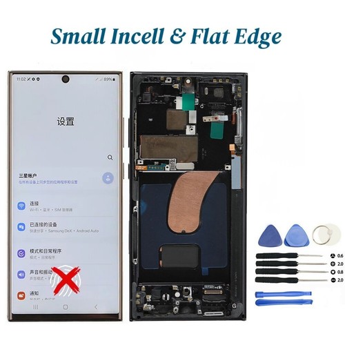 For Samsung Galaxy S23 Ultra S918U/U1/W Incell LCD Touch Screen Digitizer Frame - Picture 1 of 8