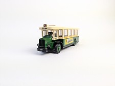 Vintage Solido No. 4401, Renault 1934 Autobus TN6C, Banania Livery, Used