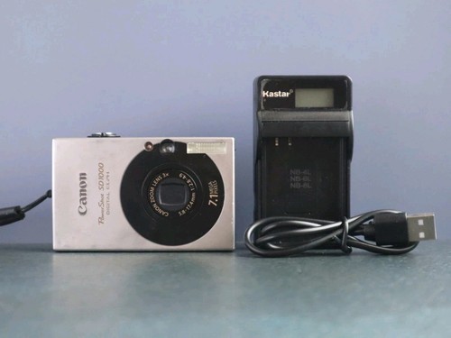 Canon IXUS 70 SD1000 7.1MP 3X Optical CCD Vintage Digital Camera - Silver - Picture 8 of 12
