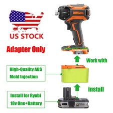 1x Adapter for Ryobi 18v ONE Battery To for Ridgid 18v Cordless Tool - US STOCK