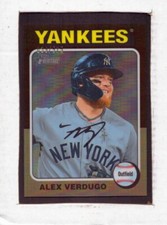 2024 Topps Heritage Chrome Refractor Alex Verdugo #275
