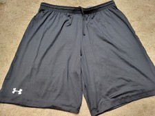 UNDER ARMOUR Penguins Player Locker Room Black Shorts BRAND NEW Size XL