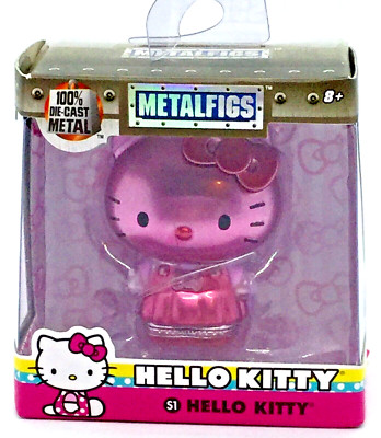 Hello Kitty 2 ½ inch Nano MetalFigs Mini Figure 2023 S1 Pink Dress Die Cast