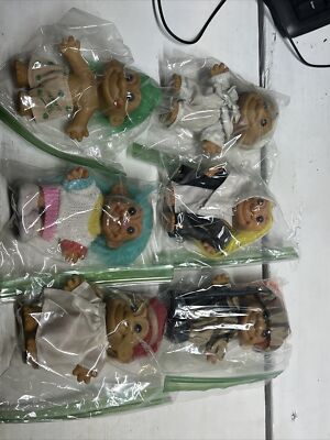 Russ Vintage Troll Doll lot Of 6 Lot #8 Free Priority, Mail Shipping!!