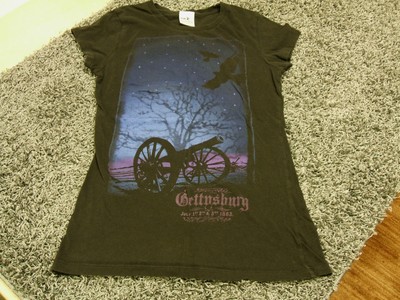 GETTYSBURG National Military Park Graphic TeeTShirt Womens SM SmallMedium Best Price