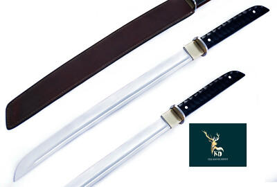 forge Handmade Survival Carbon Steel Hunting Viking Katana Camping Sword