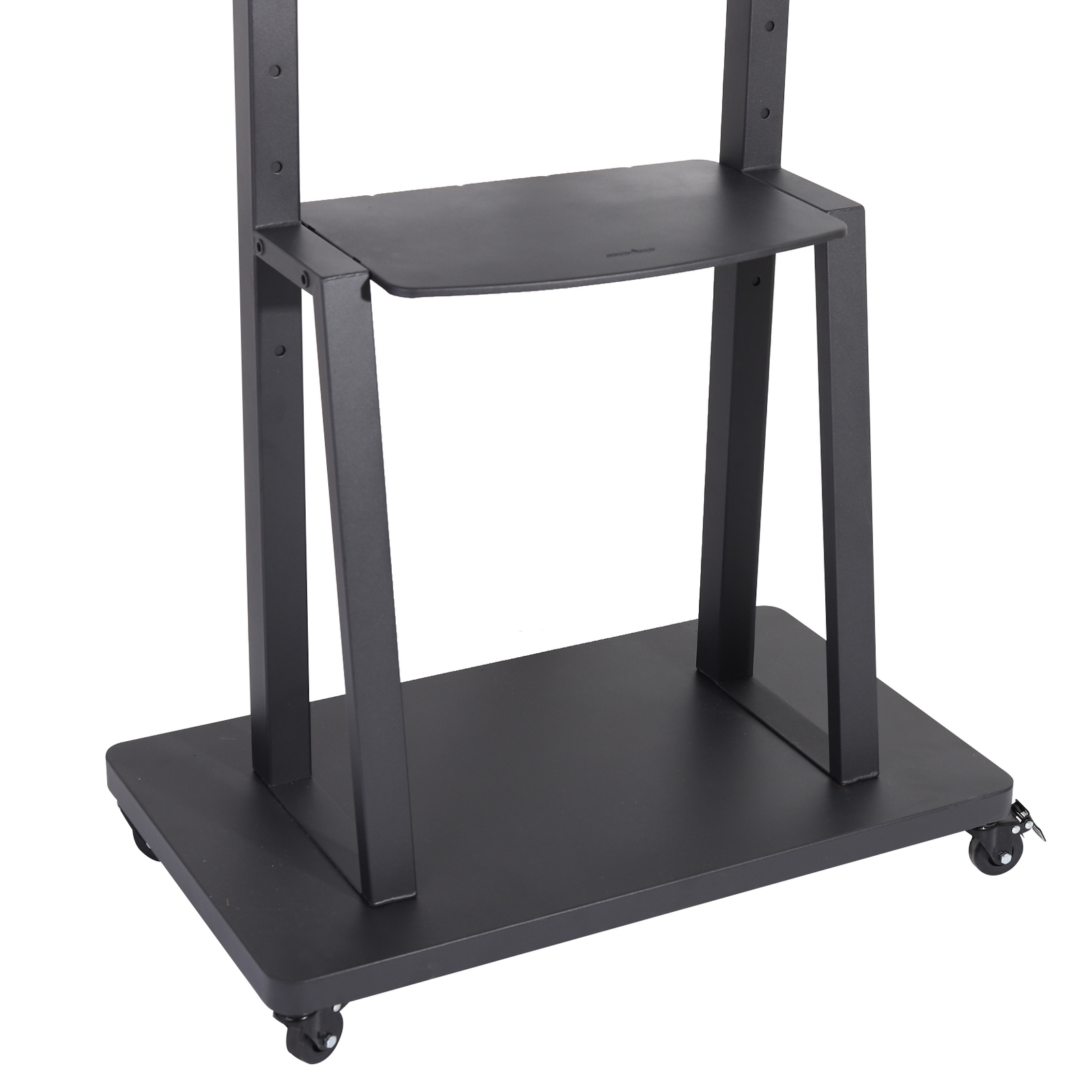 Mobile Rolling TV Stand Cart with Lockable Wheels and Shelf for 32-100'' Flat TV