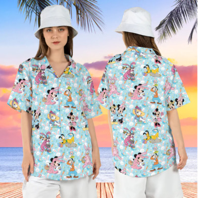 Easter Mickey and Friends 3D HAWAII SHIRT HALLOWEEN GIFT BEST PRICE OVER PRINT