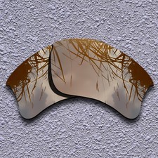 US Earth Brown Replacement Lenses For-Oakley Flak Jacket XLJ Polarized