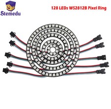 128 Bits Addressable LED Ring DC5V WS2812B 5050 RGB Pixels Individual Controller