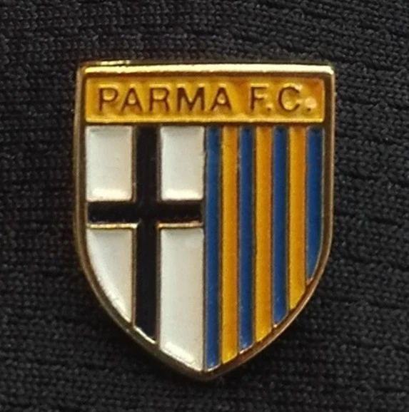 PIN SPILLA SMALTATA PARMA F.C. NUOVA CROCIATA GIALLOBLU