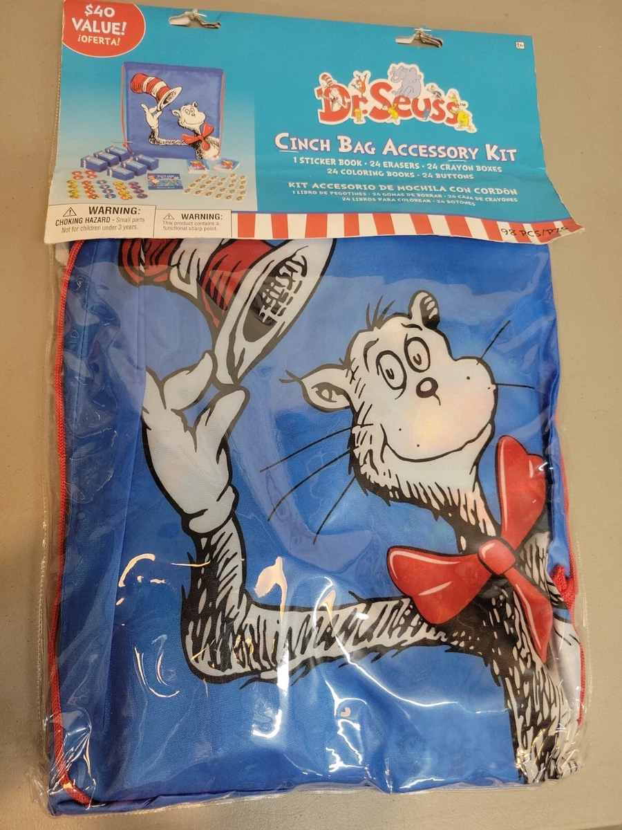 Dr seuss books with free cheap backpack