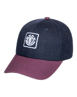 Element Treelogo Herren Snapback Cap Mütze schwarz