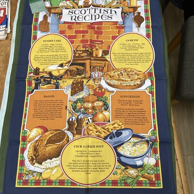 Küchentuch Geschirr Tee Wandteppich traditionelle schottische Rezepte Haggis