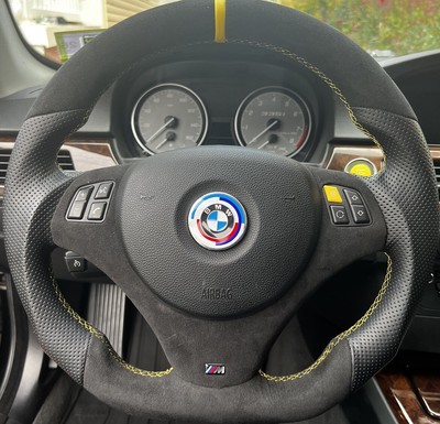 BMW E90 E91 E92 E93 M3 アルカンターラ 張り替え ステアリング 