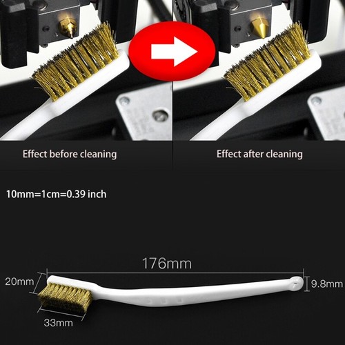 3D Printer Nozzle Cleaning Brush for Rust Removal Wire Cleaning Brush Mk8 - Photo 8/8