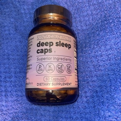 60 Count Santa Cruz Paleo Deep Sleep Caps EXP 10/2026