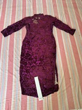 Antique Chinese Qing Dynasty Silk Robe, Vintage Embroidered Costume Collectible