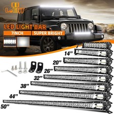 14 20 26 32 38 44 50 Slim Led Light Bar Spot Flood Combo Driving Truck Offroad 14 20 26 32 38 44 50 Slim Led Light Bar Spot Flood Combo Driving Truck Offroad