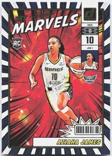 2025 Donruss WNBA #18 Aziaha James Net Marvels Press Proof Dallas Wings