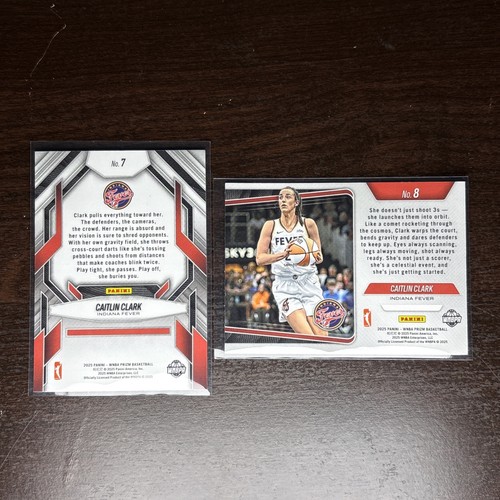 2025 Panini Prizm Caitlin Clark Base Insert (2) - Picture 2 of 2