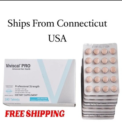 VIVISCAL PRO - Professional Hair Growth Supplement 180 Tablets, Expiring in 2027