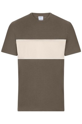 Daiber 8049 Colour Block T-Shirt Unisex Bio-Baumwolle Kontraststreifen XS-3XL