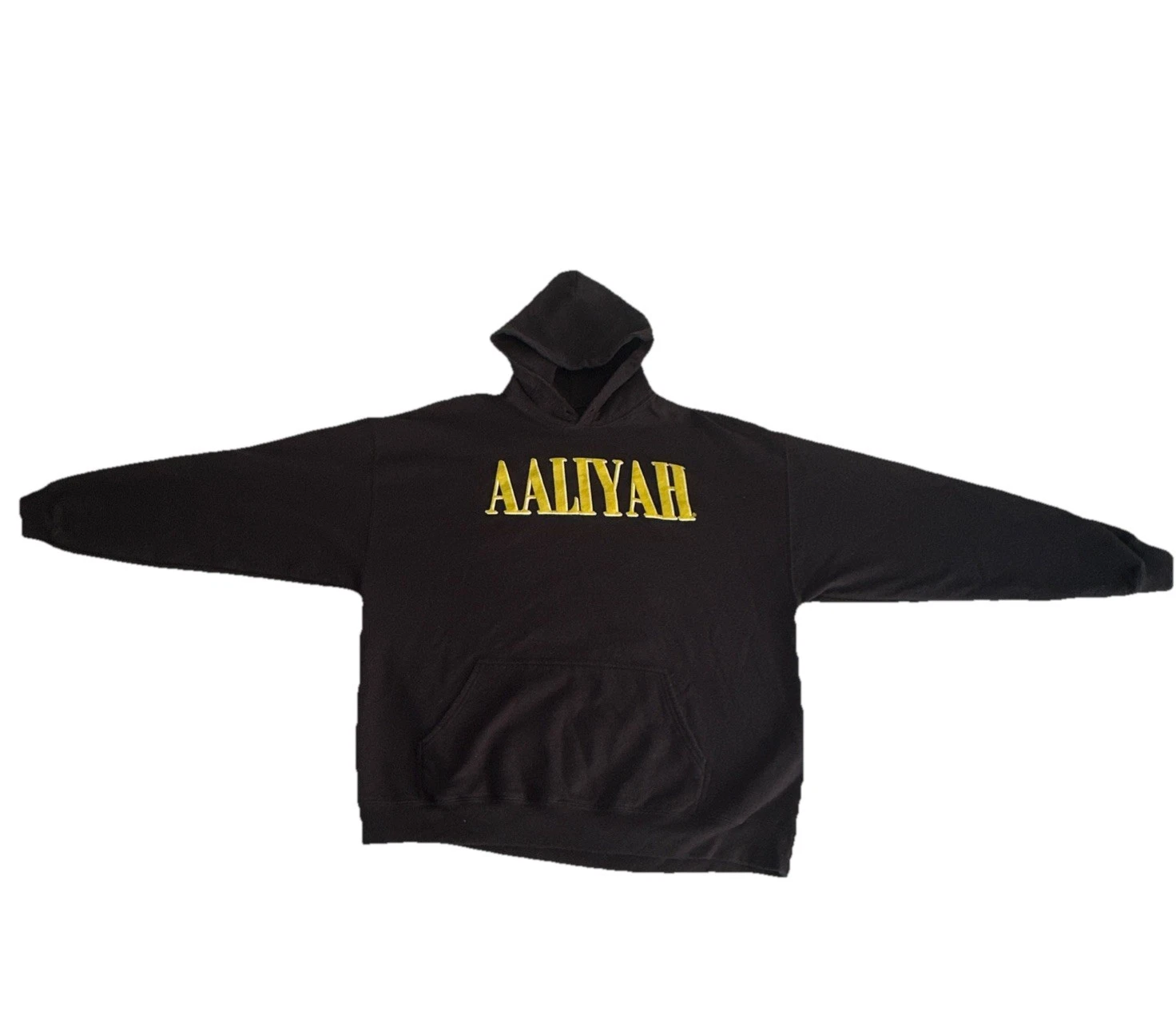 Aaliyah Japanese "Princess Of R&B" Graphic Hoodie Black Ripple Junction XL