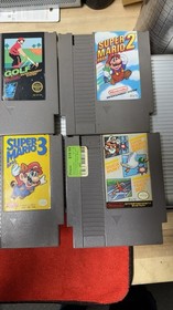 Nintendo NES Game Lot Zelda Gold Mario 2 3 Duck Hunt Golf Spy Hunter