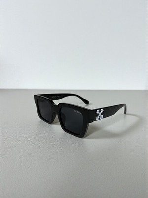 Off-White Square Virgil Sunglasses - Black & White - Free Shipping + Returns  